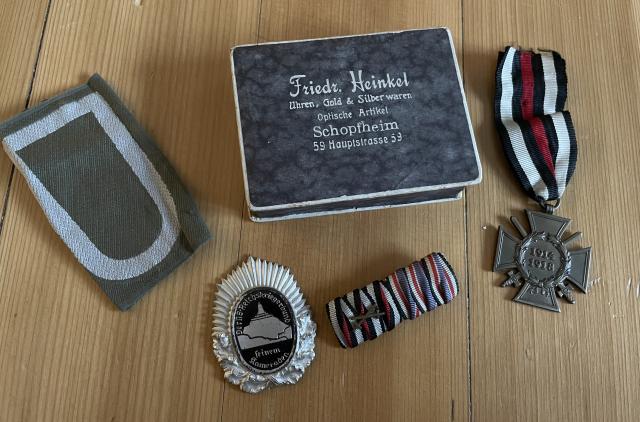 Militaria aus unserer Famile. Wahrscheinlich von Onkel Hermann und Opa Fritz.